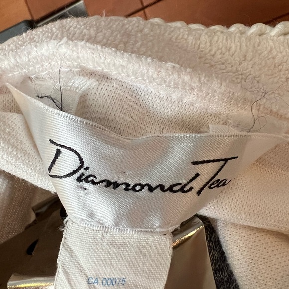 Vintage 80s Diamond Tea terry robe or swim cover - Picture 7 of 7